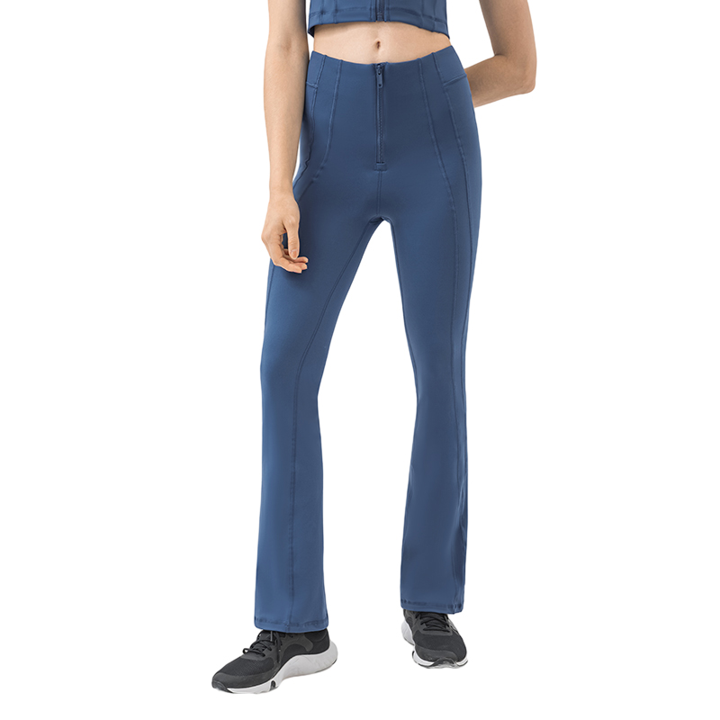 Women's zip fashion flare leggings