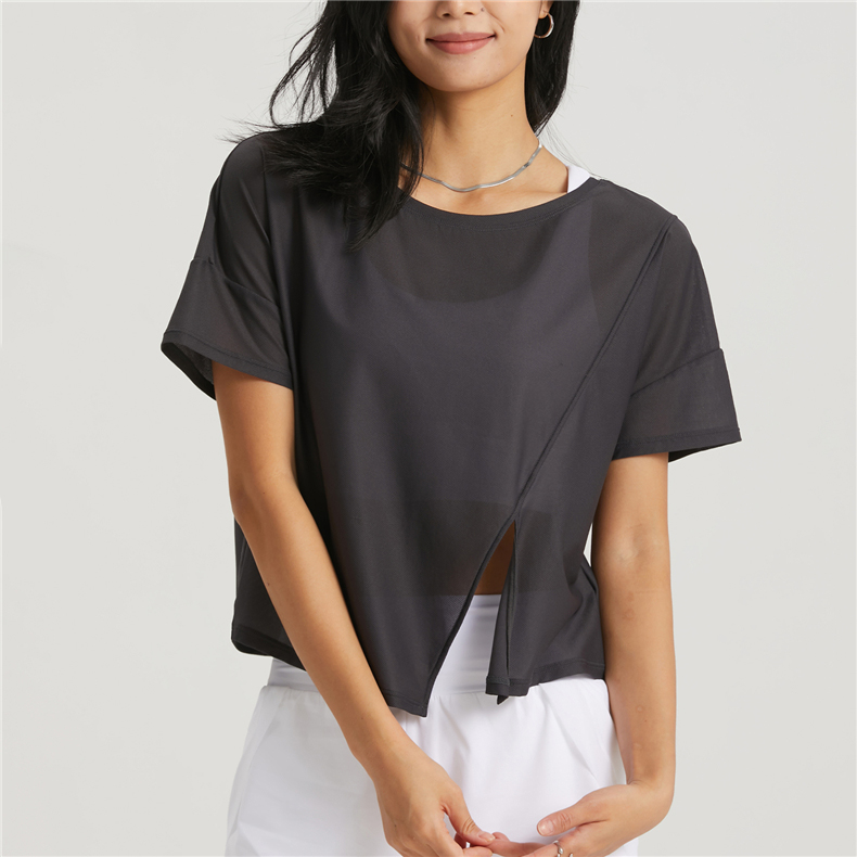 Women's cool t shirt  Graphite grey