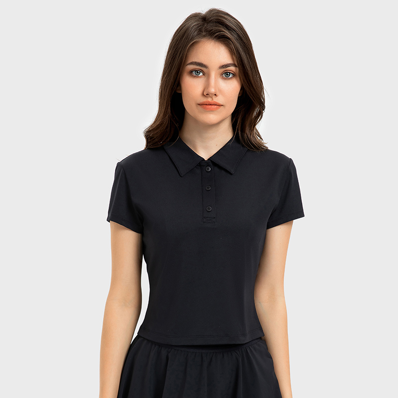 Women's outdoor sports t shirt Color:Black;Size:S
