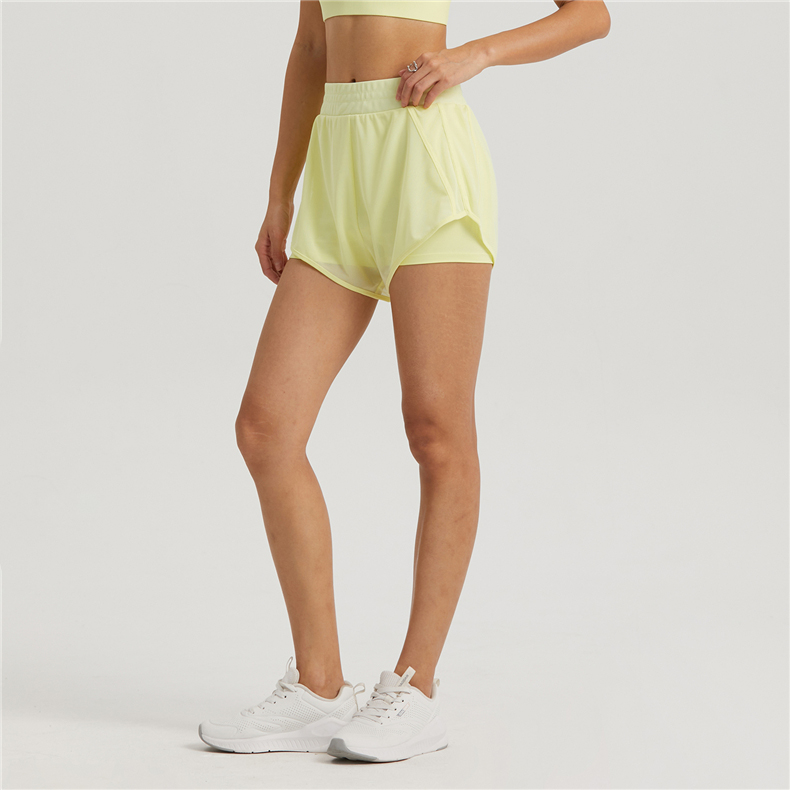 Women's running shorts  Fluorescent Orange