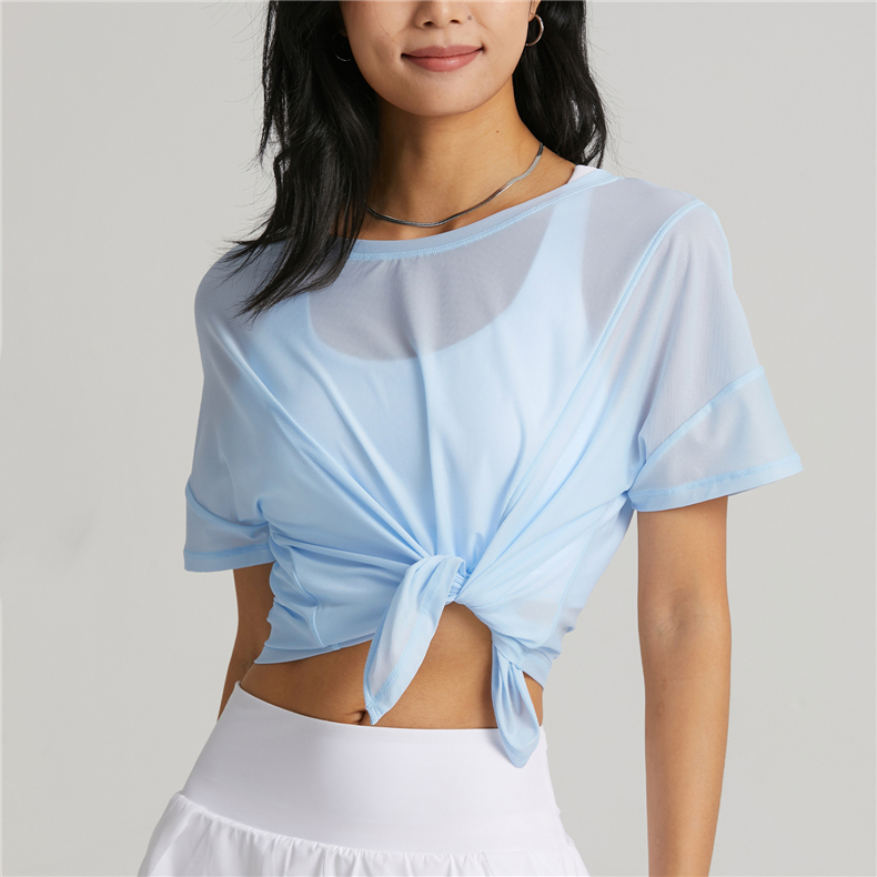 Women's cool t shirt Baby blue