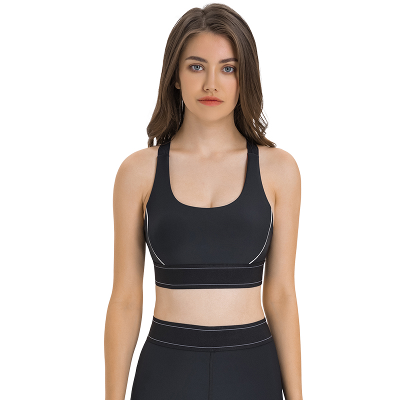 Women's fashion sports bra Black