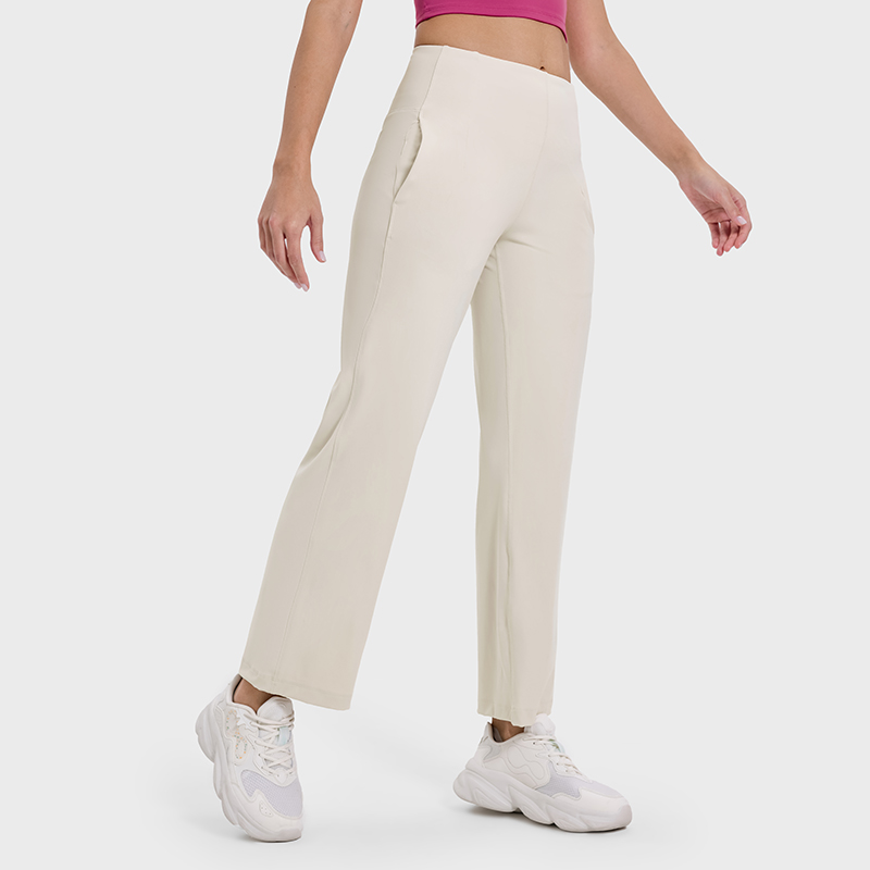 Women's High Elastic Sports Yoga Pants Albumin