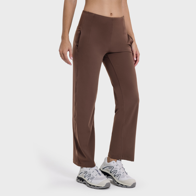 Women's High Elastic Sports Yoga Pants Distilled coffee