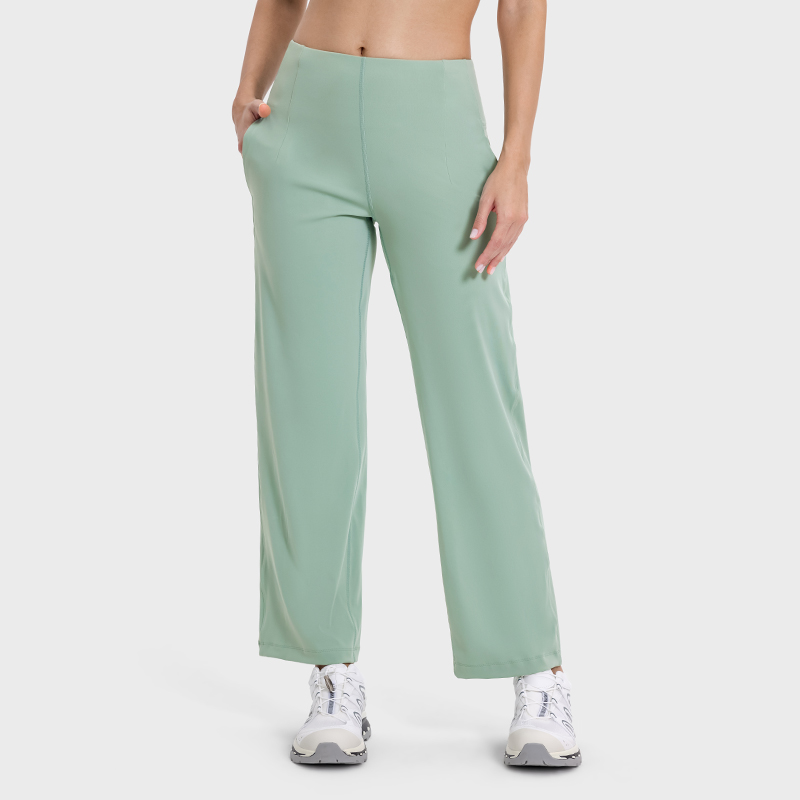Women's High Elastic Sports Yoga Pants Mint Green