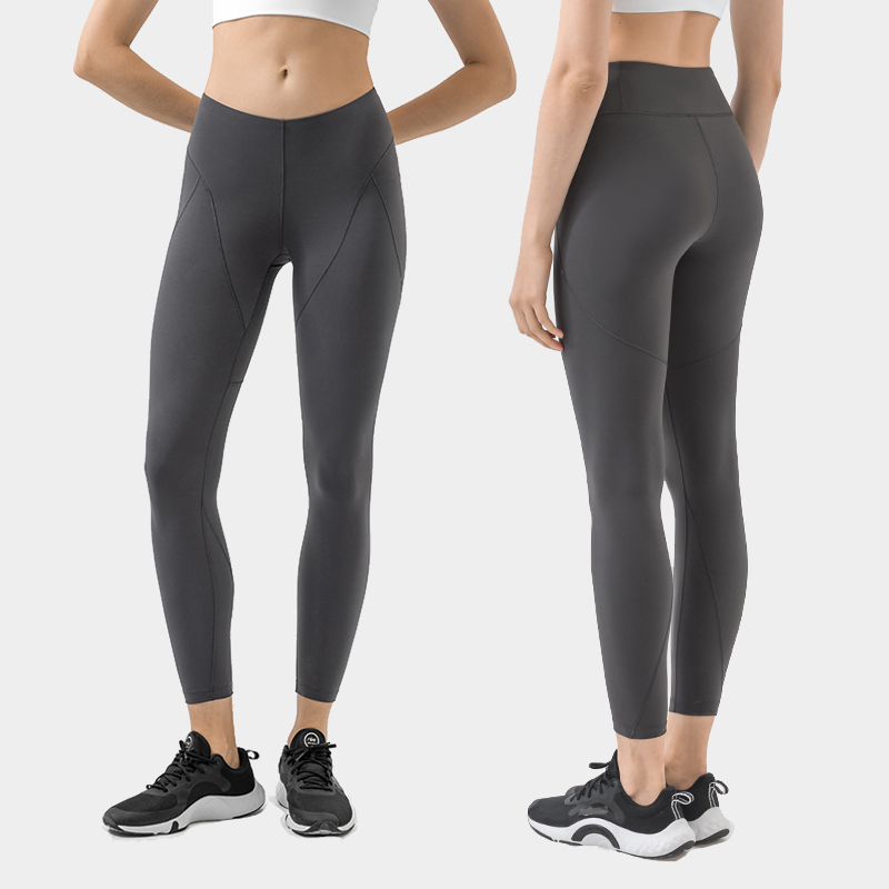 Women's high waisted, hip lifting, moisture absorbing, breathable, slimming sports leggings