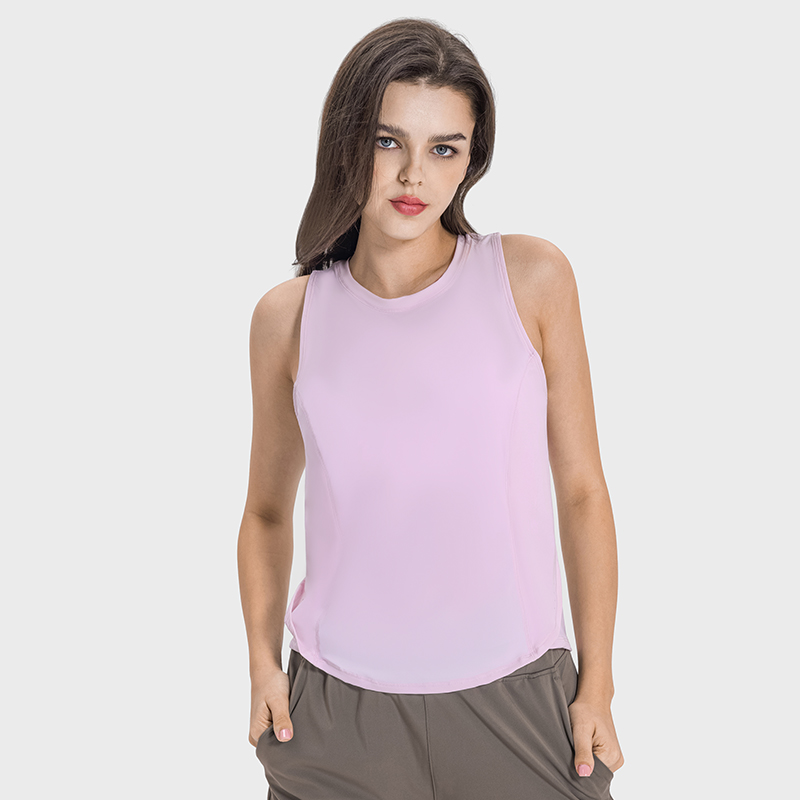 Women's Volleyball Sweat Breathable and Cool Sports Tank Top Sweet powder
