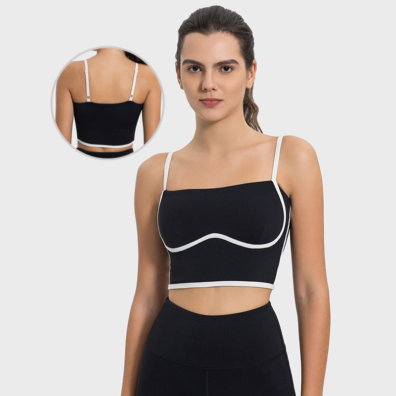 Women's color blocking sports high elasticity and breathable yoga suit