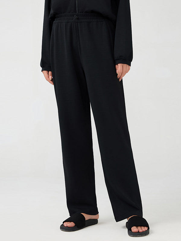Women's loose sports pants casual Color:Black;SIZE:S