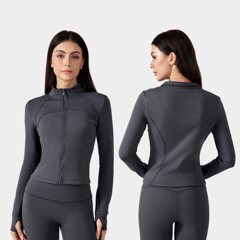Women's velvet jacket yoga suit long sleeved