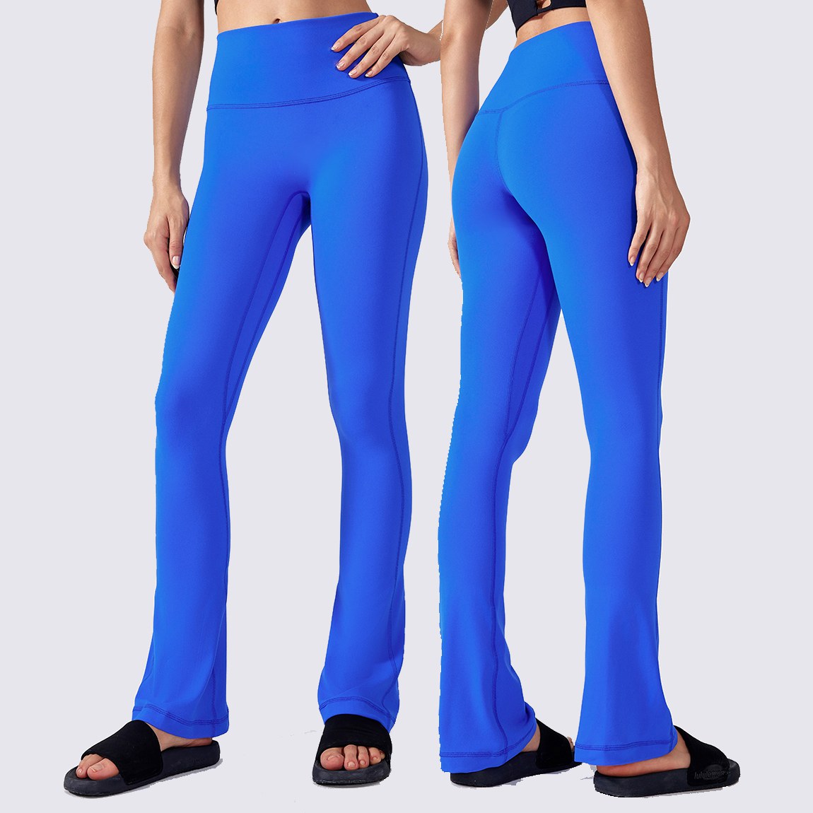 Women's shaping high waisted and hip lifting flared pants yoga pants