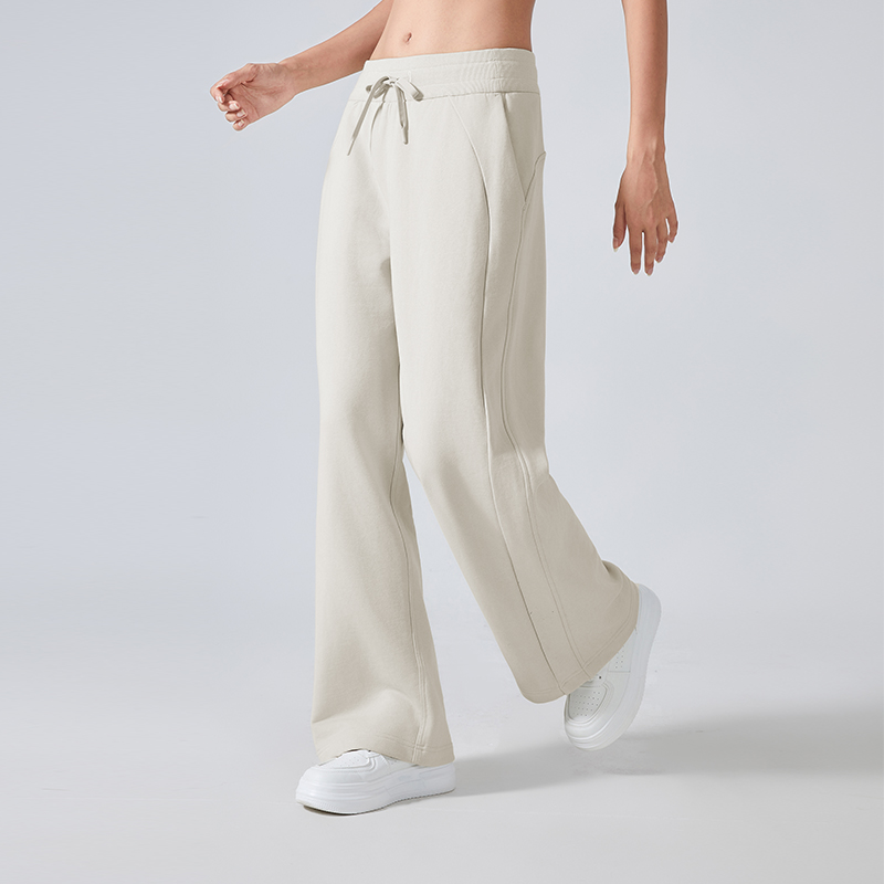 Women's casual loose sports sweatpants Albumin