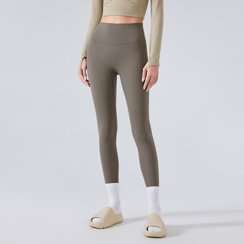 Women's high waisted and hip lifting exercise pants Nomad Grey