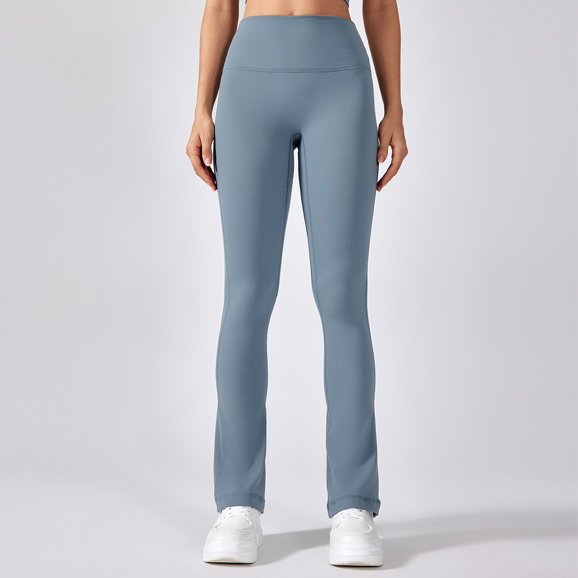 Women's shaping high waisted and hip lifting flared pants yoga pants Belgian Blue