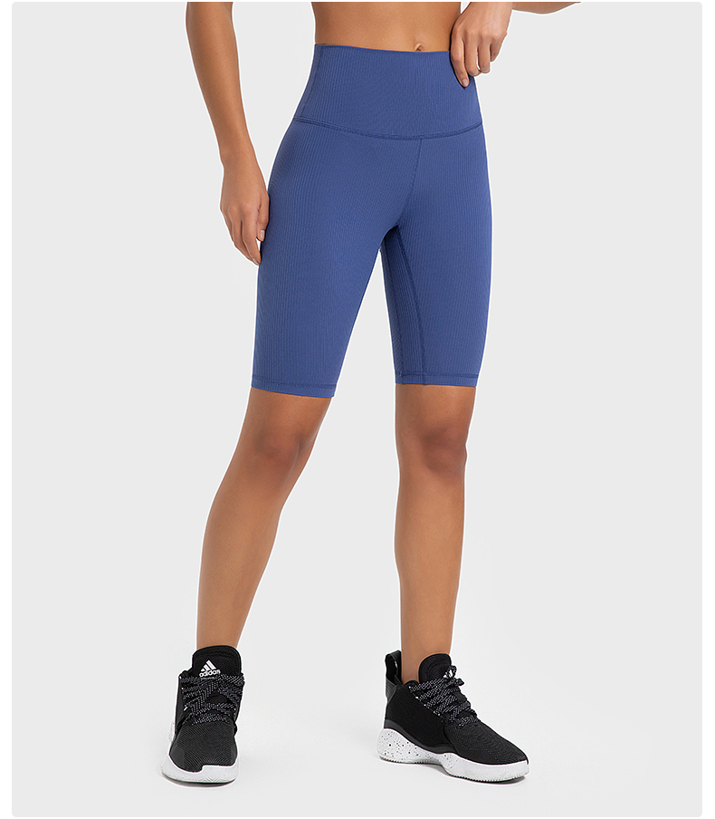 Women's high waisted yoga pants Color:DARK NAVY;SIZE:S