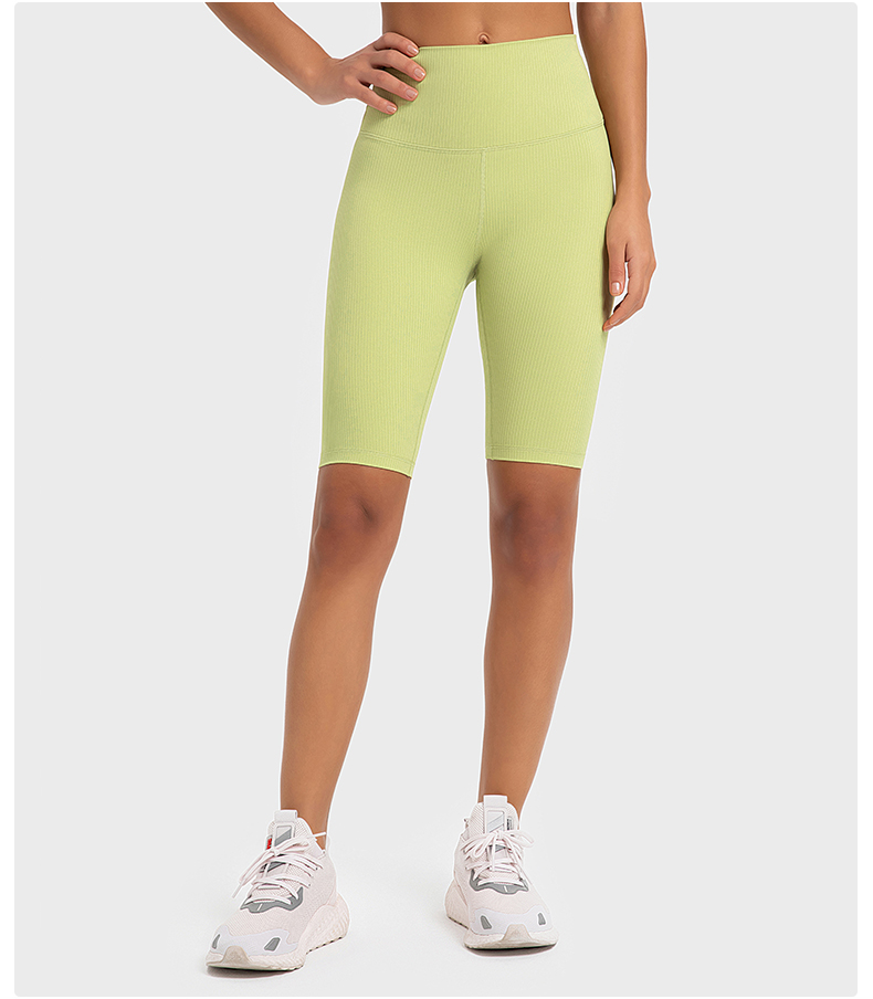 Women's high waisted yoga pants LILY GREEN