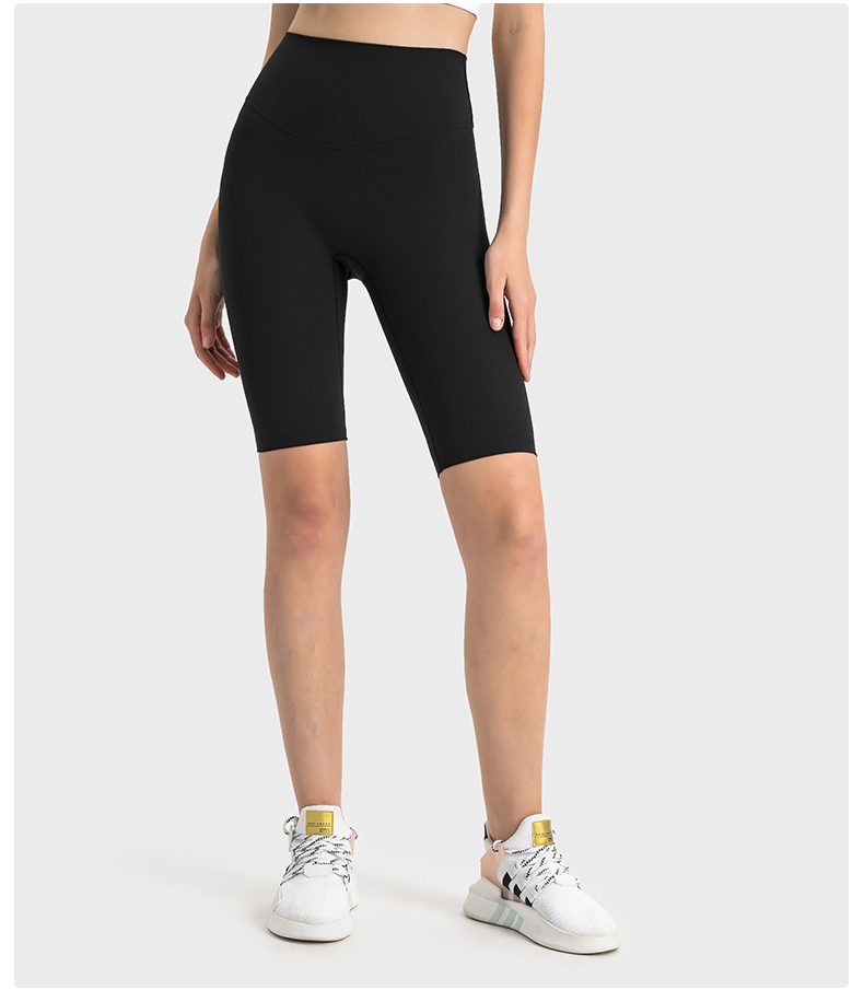 Women's high waisted yoga pants BLACK