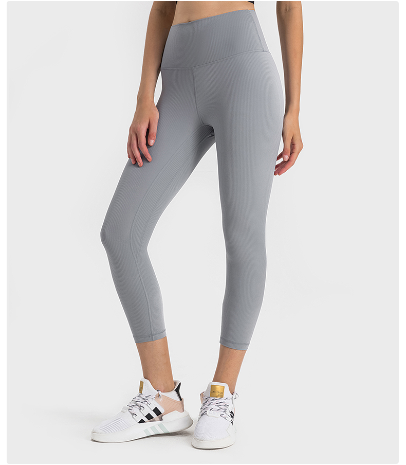 Women's Fitness Yoga Octopath Pants High Waist Exercise WICK GREY