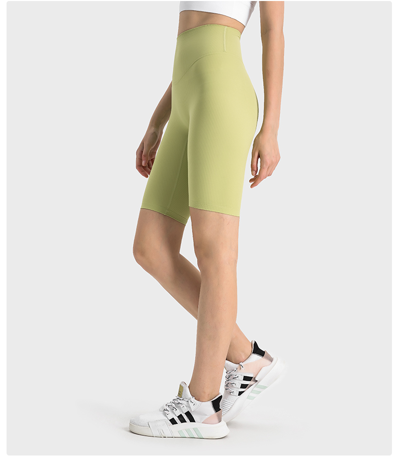 Women's high waisted yoga pants LILY GREEN