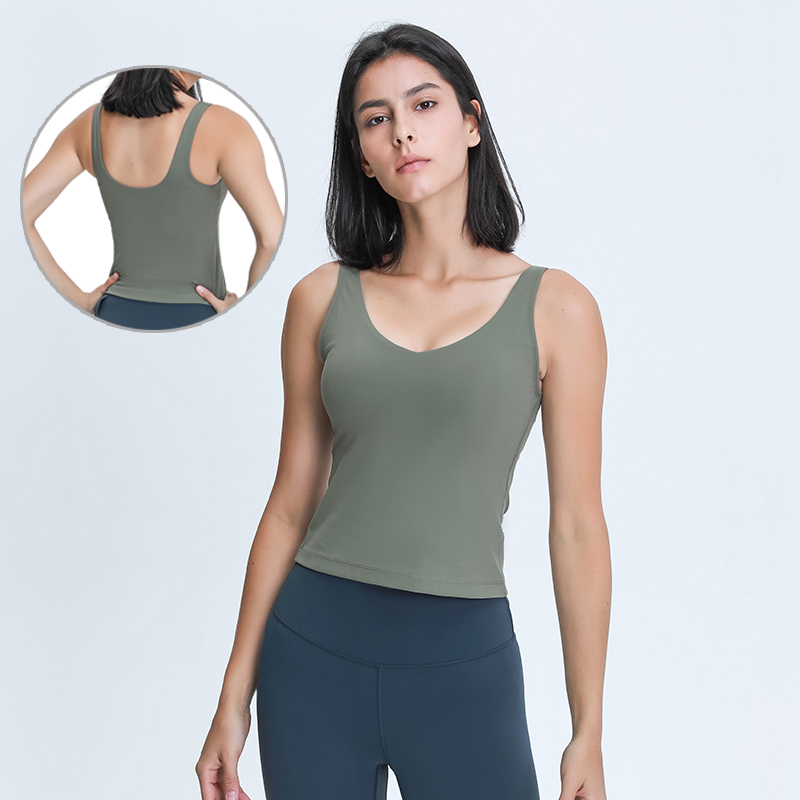 Women's V-neck long slimming yoga suit