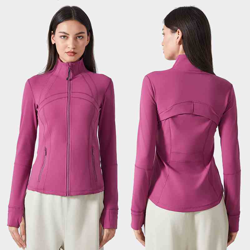 Women's thin velvet waist slimming long sleeved yoga suit