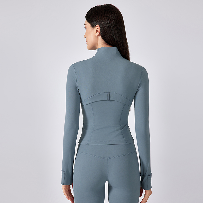 Women's short stand up yoga gown Belgian Blue