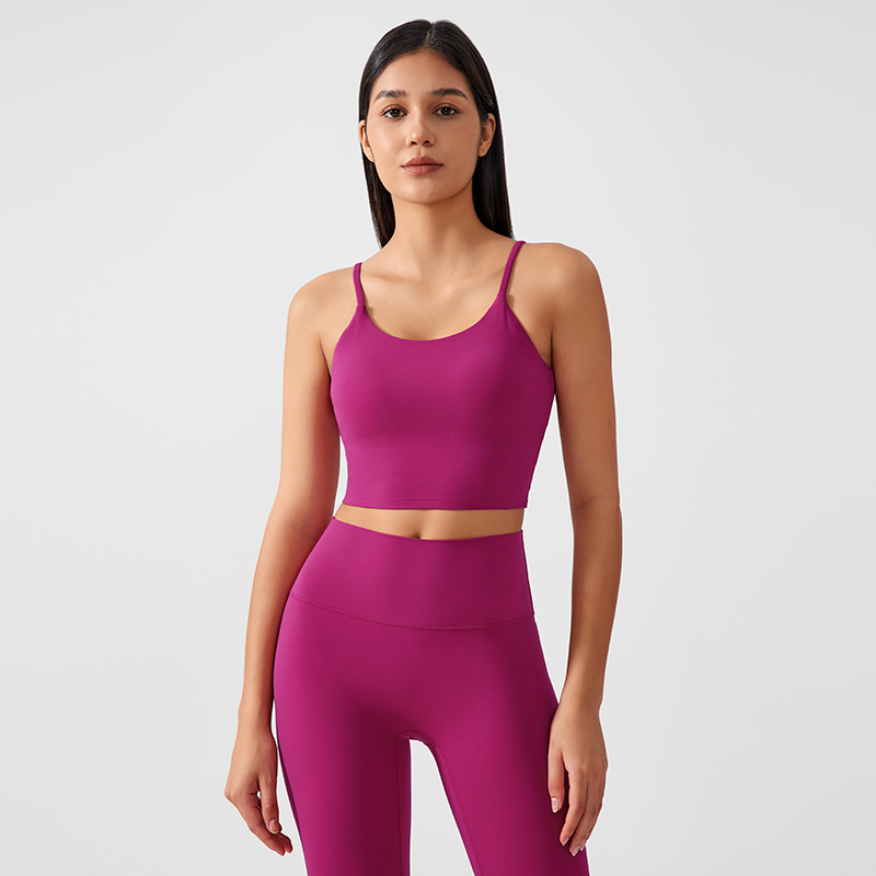 Women's sports camisole vest Wild Berry Color
