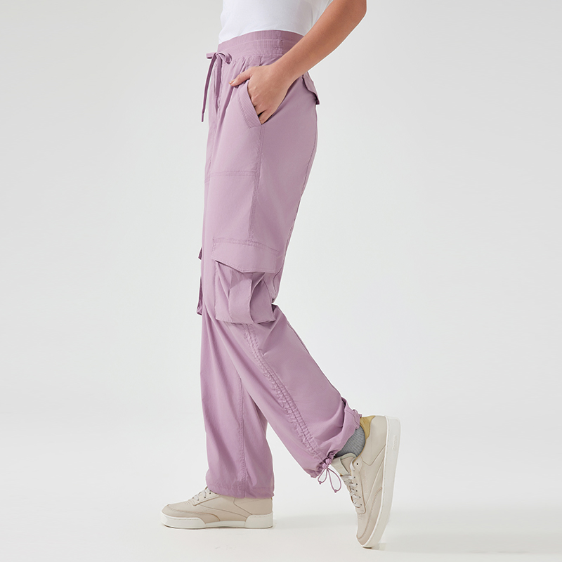 Women's lightweight and quick drying sports pants Color:Rose Rouge;SIZE:S