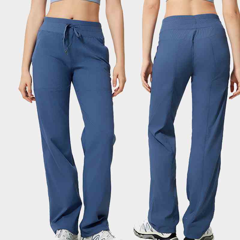 Women's straight leg pants, quick drying breathable pants