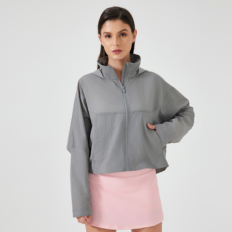 Women's waterproof and breathable sports jacket Silver lime