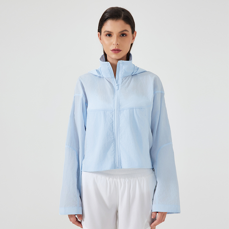 Women's waterproof and breathable sports jacket Windmill Light Blue