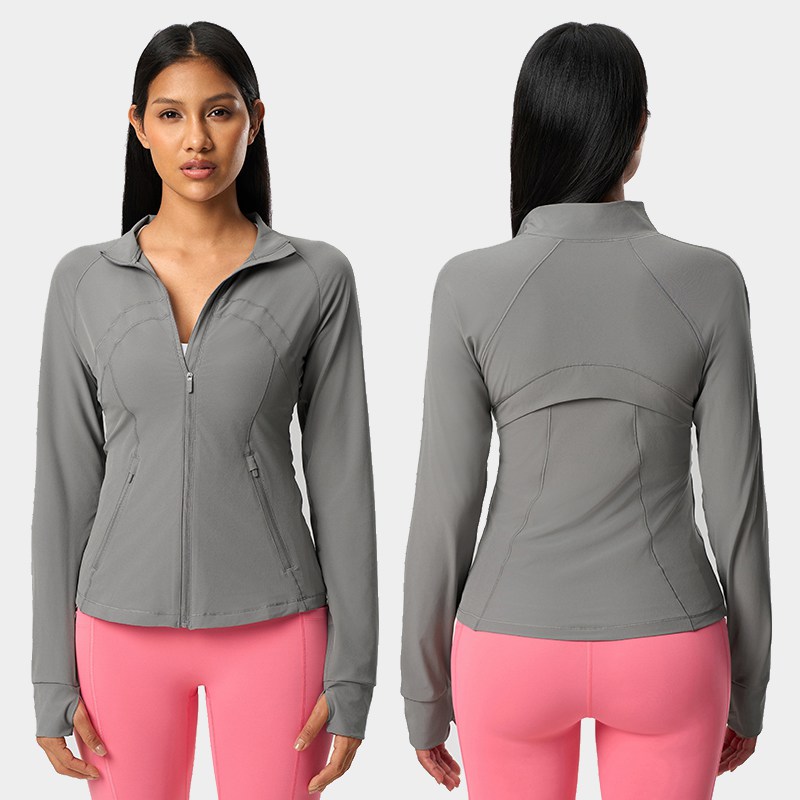 Women's breathable slim fit sports sunscreen clothing