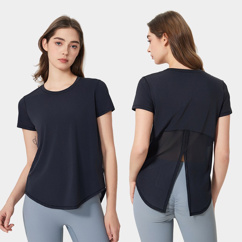 Women's casual quick drying short sleeved yoga suit