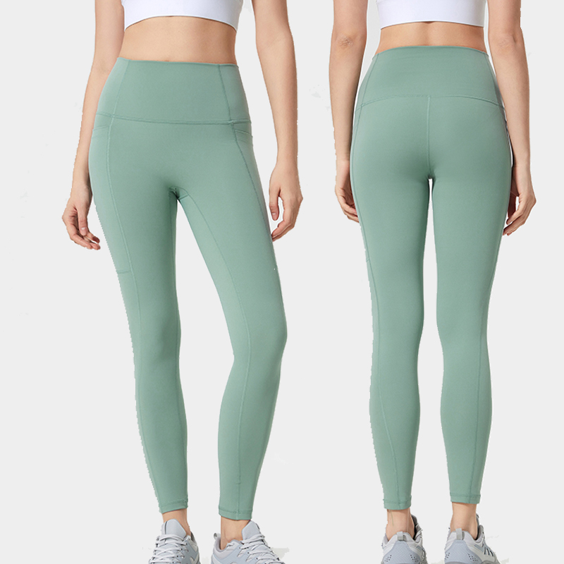 Women's high waisted seven quarter yoga pants