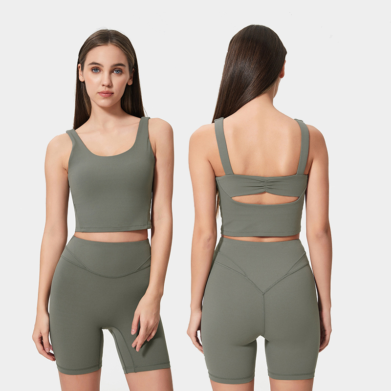 Women's fitness sports vest breathable yoga vest style bra